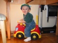 Bradley's favorite toy...the fire engine