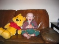 One happy little boy!
