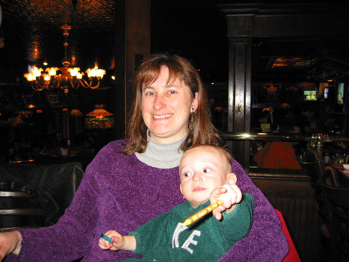 Celebrating Mom's birthday