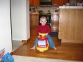Riding the fire-engine is always a favorite activity