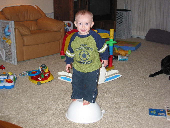 Bowl full of balancing act.