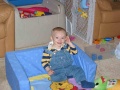 Even little boys need to rest for a minute