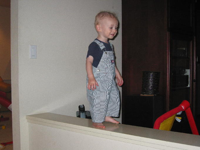 I DID it! Hah, and you said I shouldn't be up here.