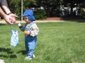 Easter egg hunt at the park